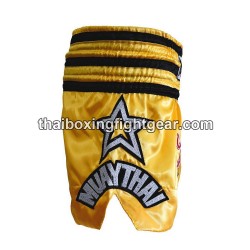 Thaismai Muay Thai Boxing Shorts "Red Bull" Yellow | Shorts
