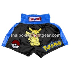 Thaismai Muay Thai Boxing Shorts "Pokemon" Black Blue | Shorts