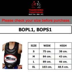 TWINS BODY PROTECTOR BOPL-1 LEATHER BLACK Twins - 6