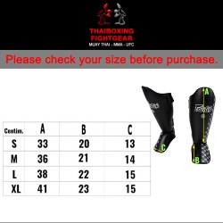 Fairtex SP5 Muay Thai/MMA Competition Shinguards Leather Red Fairtex - 7