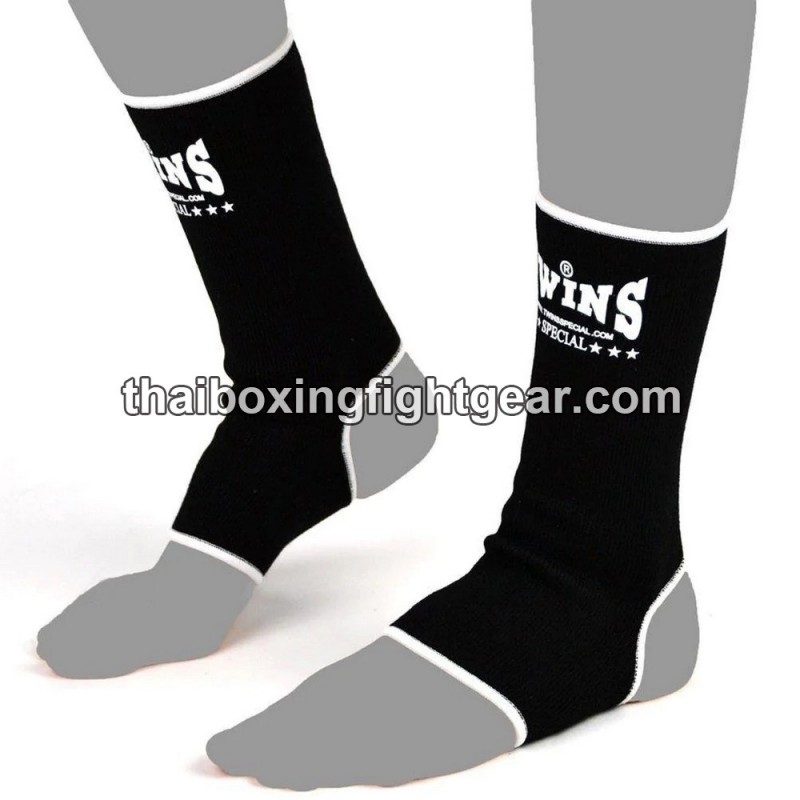 Twins AG1Cotton Ankles Guards Black Twins - 1
