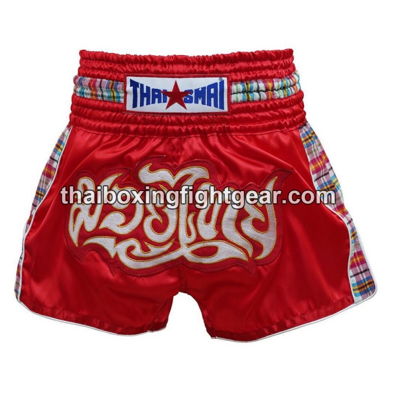 Thaismai Muay Thai Boxing Shorts "Paa Kao Maa Red" Thaismai - 1