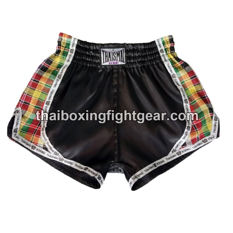 Thaismai Muay Thai Boxing Shorts "Paa Kao Maa Black" Thaismai - 1