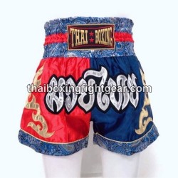 Thaiboxing  Muay Thai Kids Shorts Red Blue | Kids