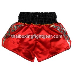 Twins Muay Thai Boxing Shorts Satin Red | Muay Thai Shorts