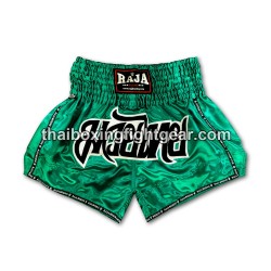 Raja Boxing Muay Thai Boxing Shorts Classic Green