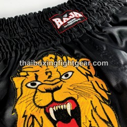Raja Boxing Muay Thai Boxing Shorts "Lion" Black Raja - 2