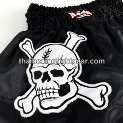 Raja Boxing Muay Thai Boxing Shorts "Skull" Black Raja - 2