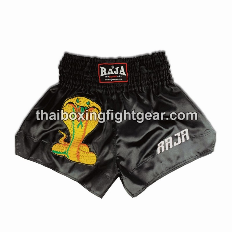 Raja Boxing Muay Thai Boxing Shorts "Snake" Black Raja - 1