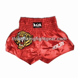 Raja Boxing Muay Thai Boxing Shorts "Tiger" Red Raja - 1