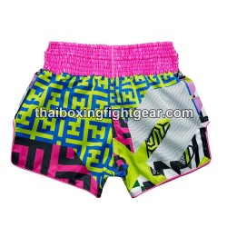 Fairtex Muay Thai Boxing Shorts X Future LAB Pink Fairtex - 2