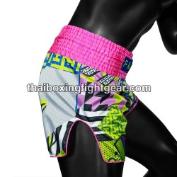 Fairtex Muay Thai Boxing Shorts X Future LAB Pink Fairtex - 4