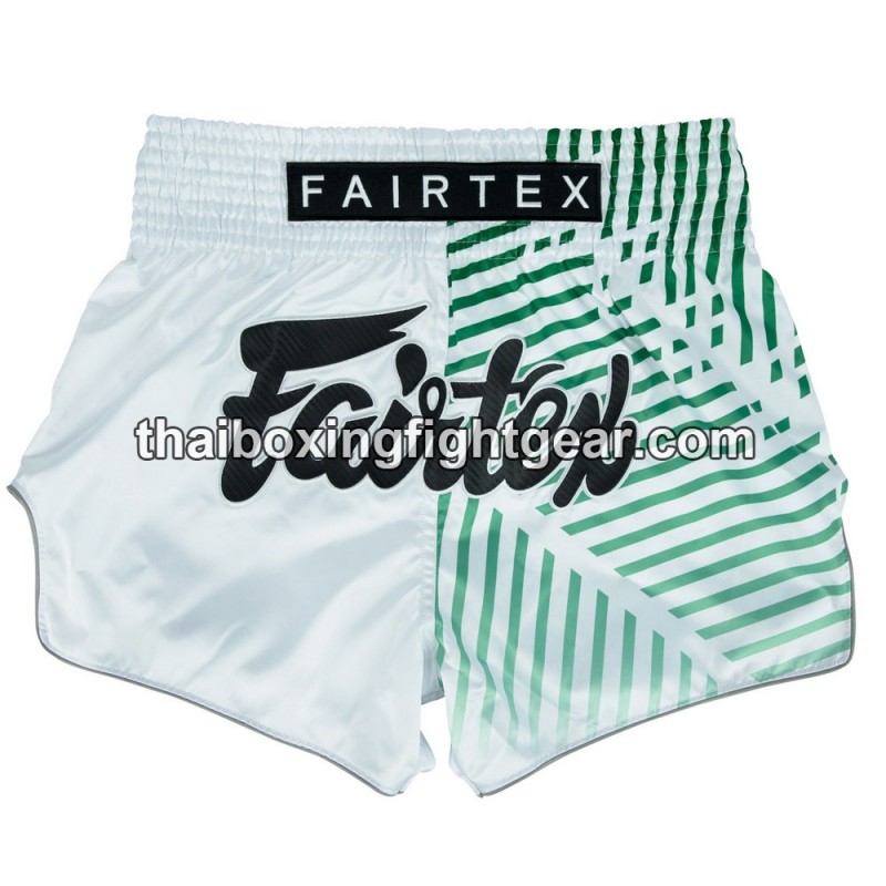 Fairtex Muay Thai Boxing Shorts BS1923 Racer White Fairtex - 1