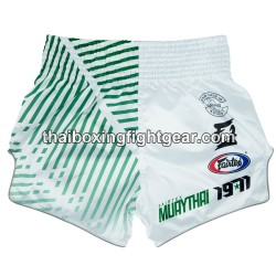 Fairtex Muay Thai Boxing Shorts BS1923 Racer White Fairtex - 2