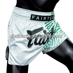 Fairtex Muay Thai Boxing Shorts BS1923 Racer White Fairtex - 3