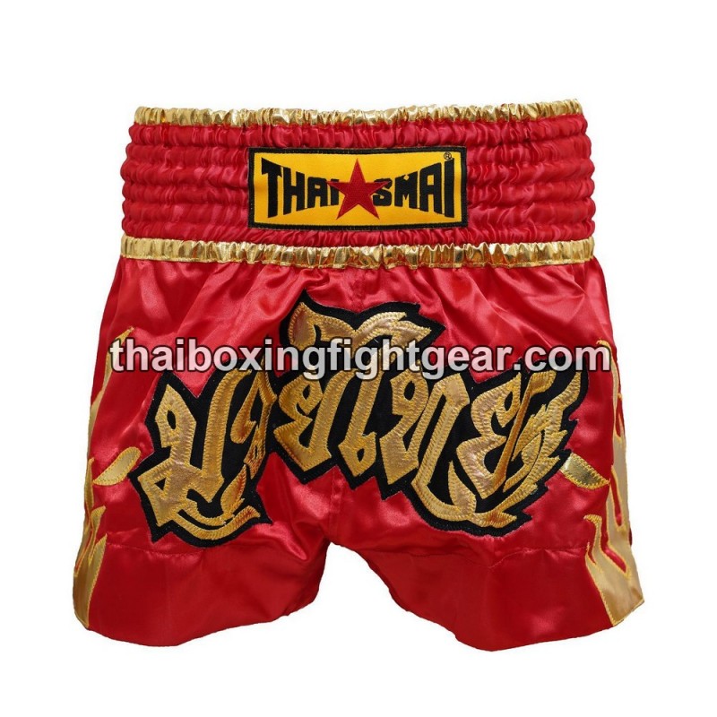 Thaismai Muay Thai Boxing Shorts "Fire Red" Thaismai - 1