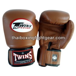 Twins Muay Thai Boxing Gloves BGVL-3 Brown | Gloves