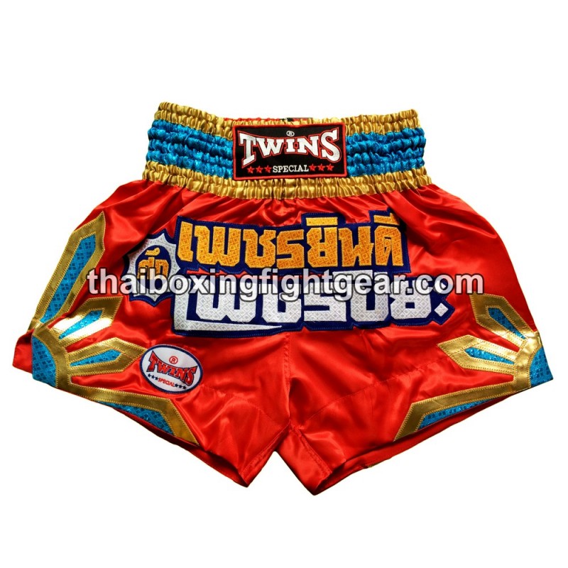 Twins Muay Thai Boxing Shorts "Red Sun" Twins - 1