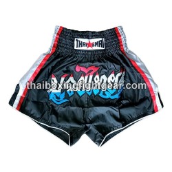Thaismai Muay Thai Boxing Shorts "Thai Flag Black" Thaismai - 1