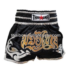 Thaismai Muay Thai Boxing Shorts "Standard Black" Thaismai - 2