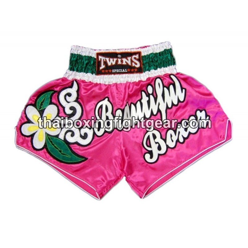 Twins Muay Thai Boxing Shorts "Beatuful Boxer Pink" Twins - 1