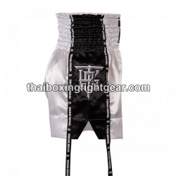 Top King Muay Thai Boxing Shorts TKTBS-201 White black Top King - 2