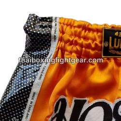 Lumpini Muay Thai Short Orange/Black | Muay Thai Shorts