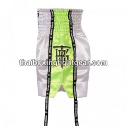 Top King Muay Thai Boxing Shorts TKTBS-201 White Green Top King - 3