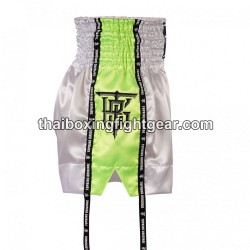 Top King Muay Thai Boxing Shorts TKTBS-201 White Green Top King - 4
