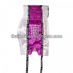 Top King Muay Thai Boxing Shorts TKTBS-201 White Purple Top King - 4
