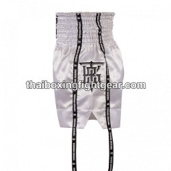 Top King Muay Thai Boxing Shorts TKTBS-201 White Top King - 3