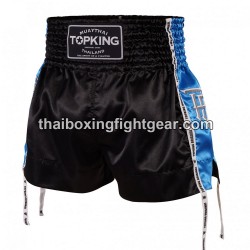 Top King Muay Thai Boxing Shorts TKTBS-202 Black Skyblue Top King - 1
