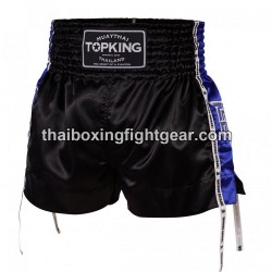 Top King Muay Thai Boxing Shorts TKTBS-202 Black blue Top King - 1
