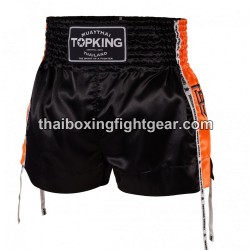 Top King Muay Thai Boxing Shorts TKTBS-202 Black Orange Top King - 1