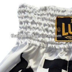 Lumpini Muay Thai Short White Black | Muay Thai Shorts