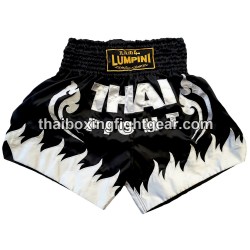 Lumpini Muay Thai Short Black/White | Muay Thai Shorts