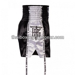 Top King Muay Thai Boxing Shorts TKTBS-202 Black White Top King - 4