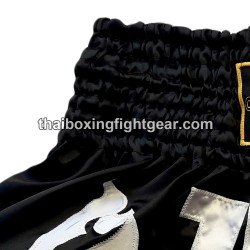 Lumpini Muay Thai Short Black/White | Muay Thai Shorts