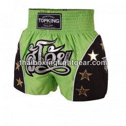 Top King Muay Thai Boxing Shorts TKTBS-208 Green Top King - 1