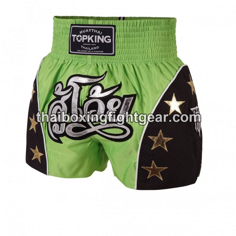 Top King Muay Thai Boxing Shorts TKTBS-208 Green Top King - 1