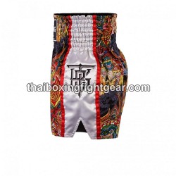 Top King Muay Thai Boxing Shorts TKTBS-206 White Top King - 3