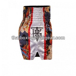 Top King Muay Thai Boxing Shorts TKTBS-206 White Top King - 4