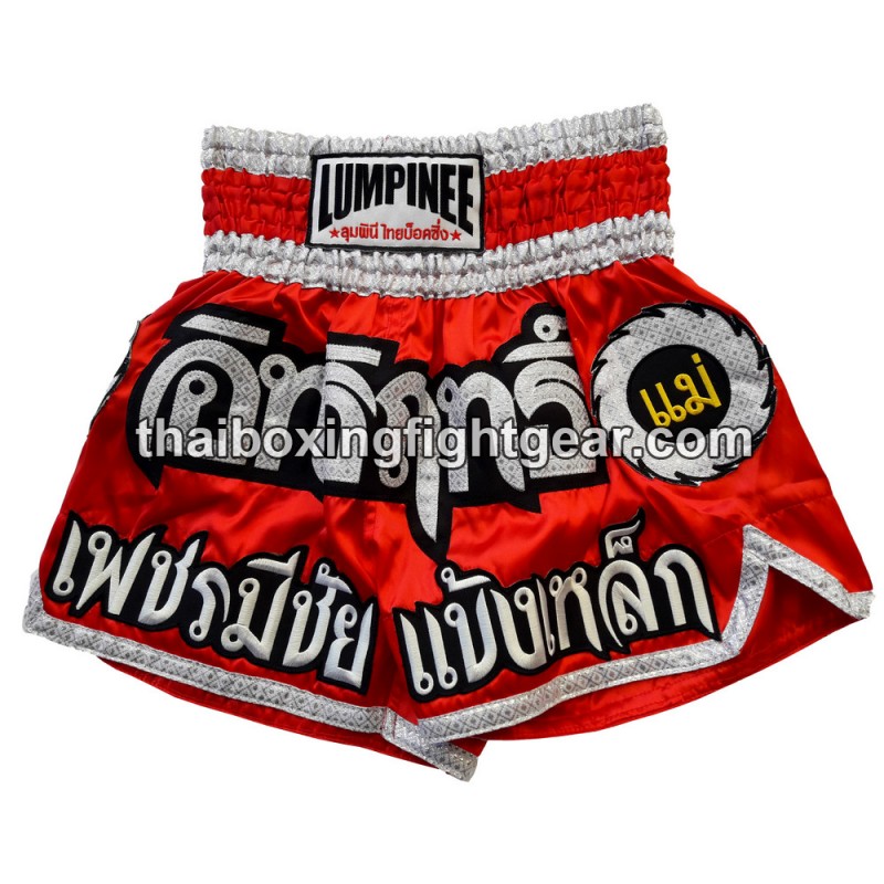 Lumpinee Muay Thai Shorts Red | Muay Thai Shorts