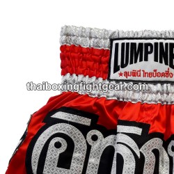 Lumpinee Muay Thai Shorts Red | Muay Thai Shorts
