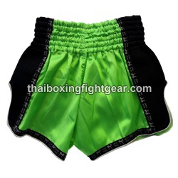 Lumpinee Muay Thai Shorts Green  / Black | Muay Thai Shorts