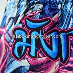 Raja Boxing Muay Thai Boxing Shorts "Blue Dragon" Raja