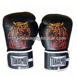 THAISMAI BG124 Muay Thai Boxing Gloves Leather "Tiger 1"
