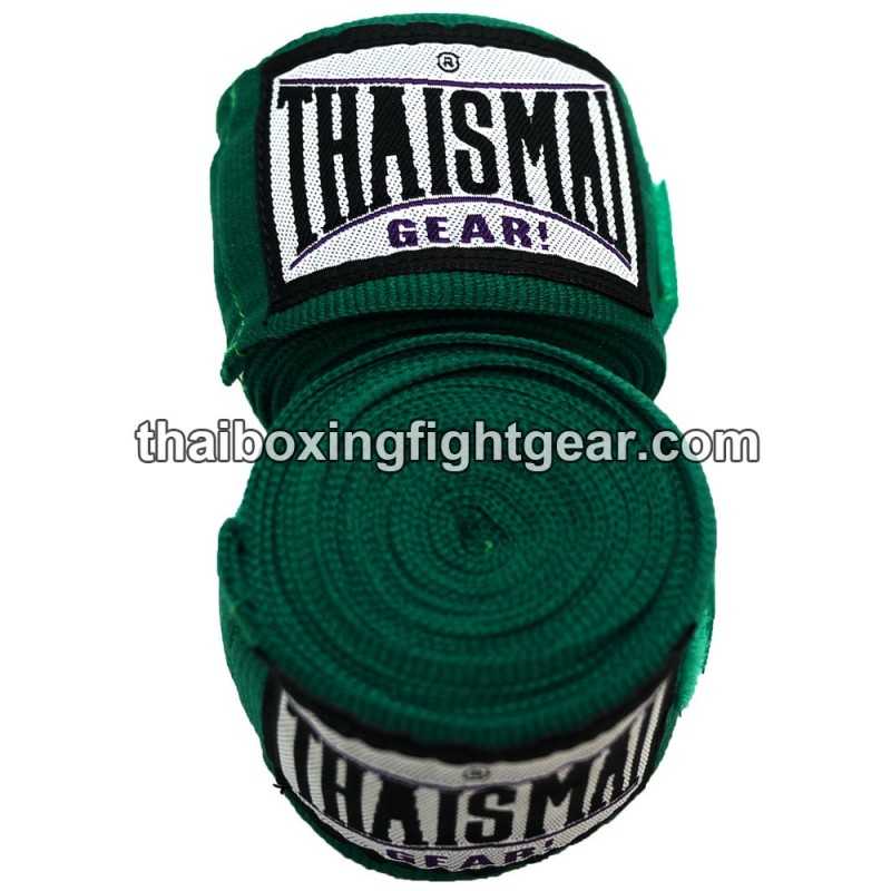 Thaismai Boxing Muay Thai handwraps HW7003 cotton 4.5M Green