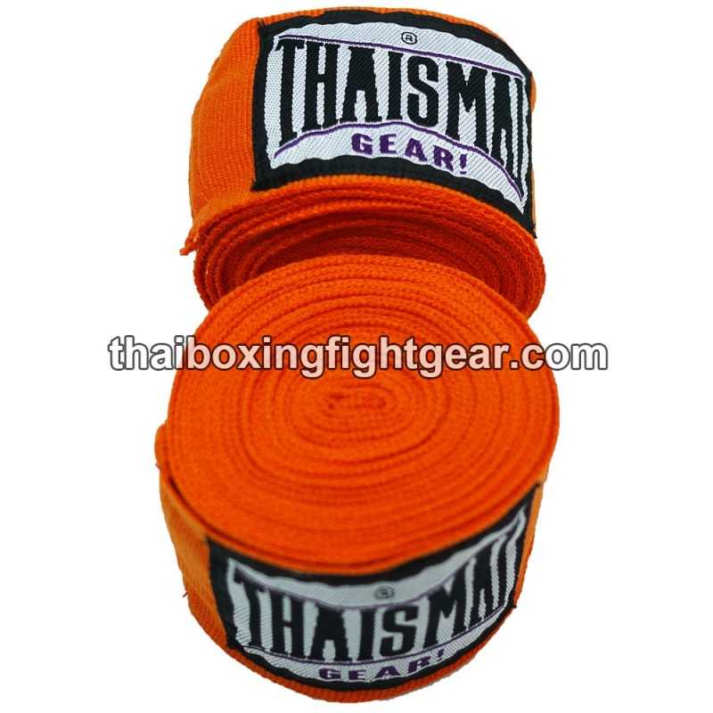 Thaismai Boxing Muay Thai handwraps HW7003 cotton 4.5M Orange