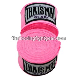 Thaismai Boxing Muay Thai handwraps HW7003 cotton 4.5M Pink